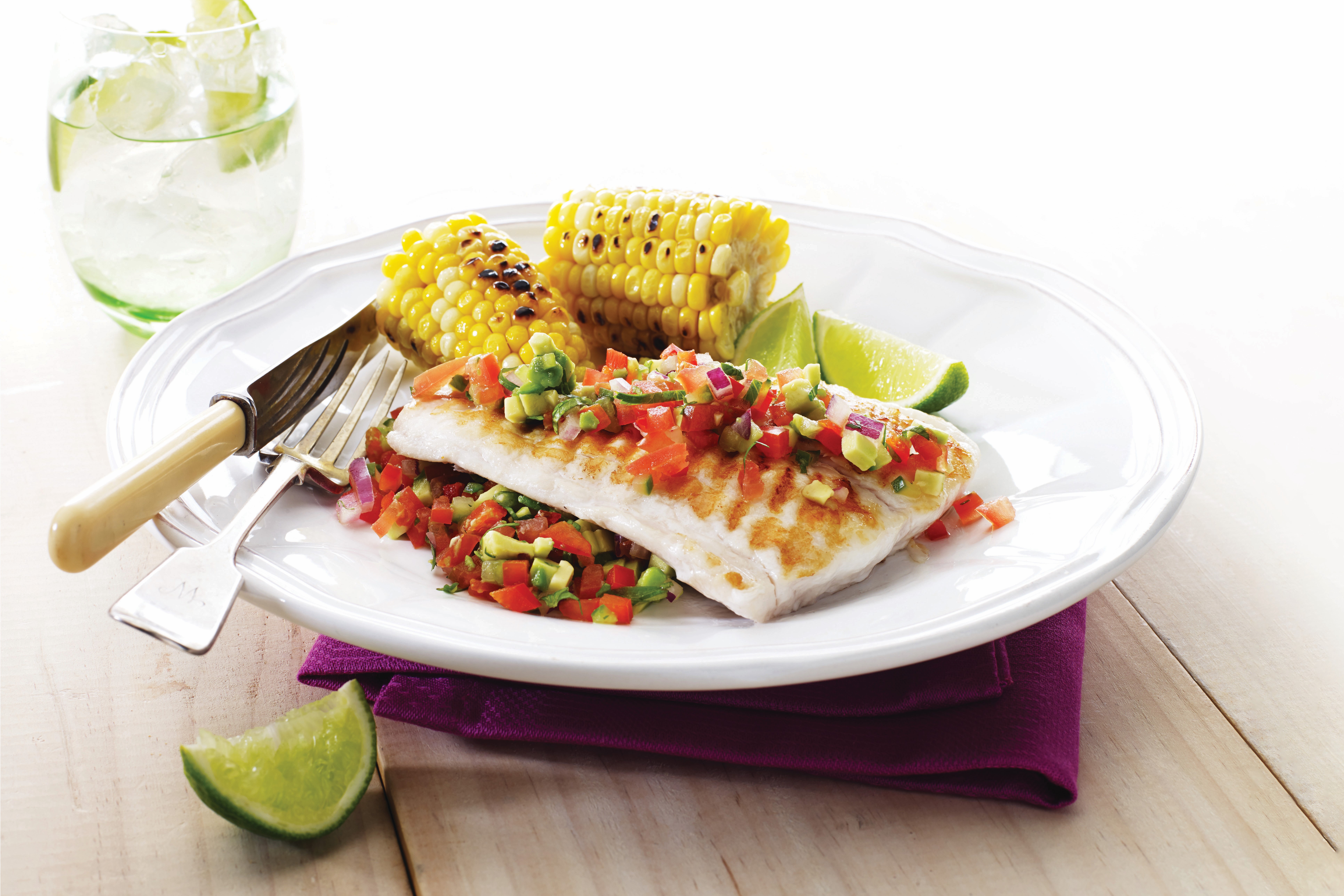 Grilled Fish with Salsa